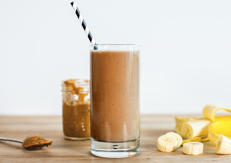 Chocolate protein shake